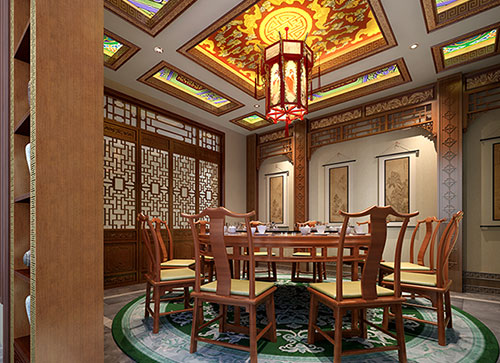 晋中中式古典风格家居装修设计效果图