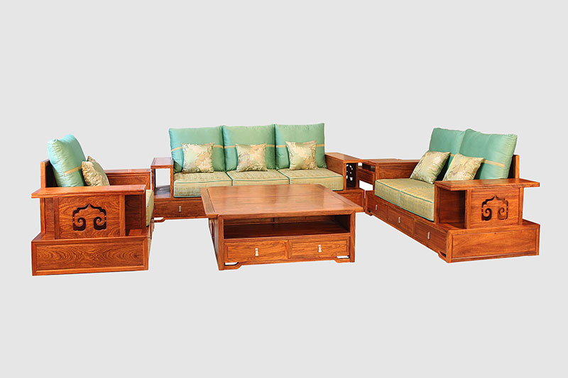 晋中中式实木沙发简直太美了
