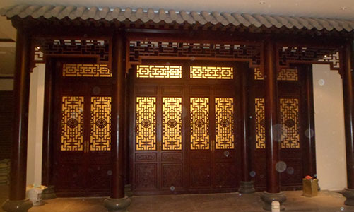 晋中传统仿古门窗浮雕技术制作方法