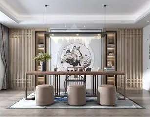 晋中新中式风格茶室如何规划设计